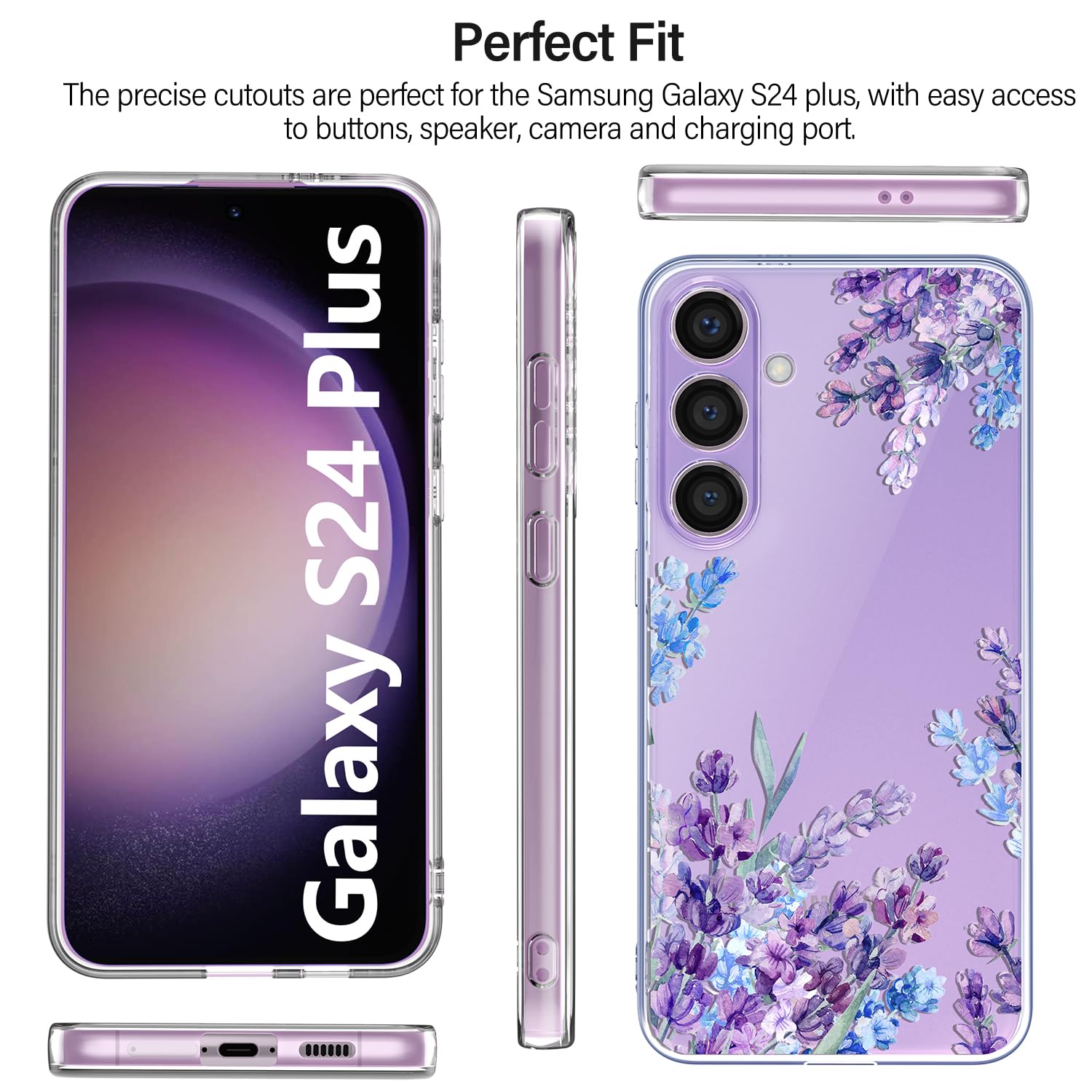 Ciciber Samsung Galaxy S24 Plus için kılıf, Samsung S24 Plus için